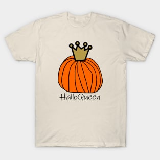 Halloween Pumpkin Queen Halloqueen T-Shirt